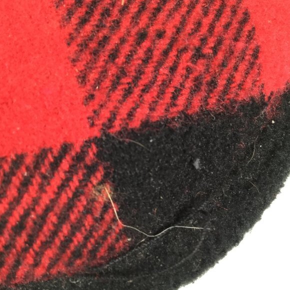 Dearfoams Men's Plaid Papa Bear Slippers Black/Red Size Xlarge 13-14 - Picture 11 of 11